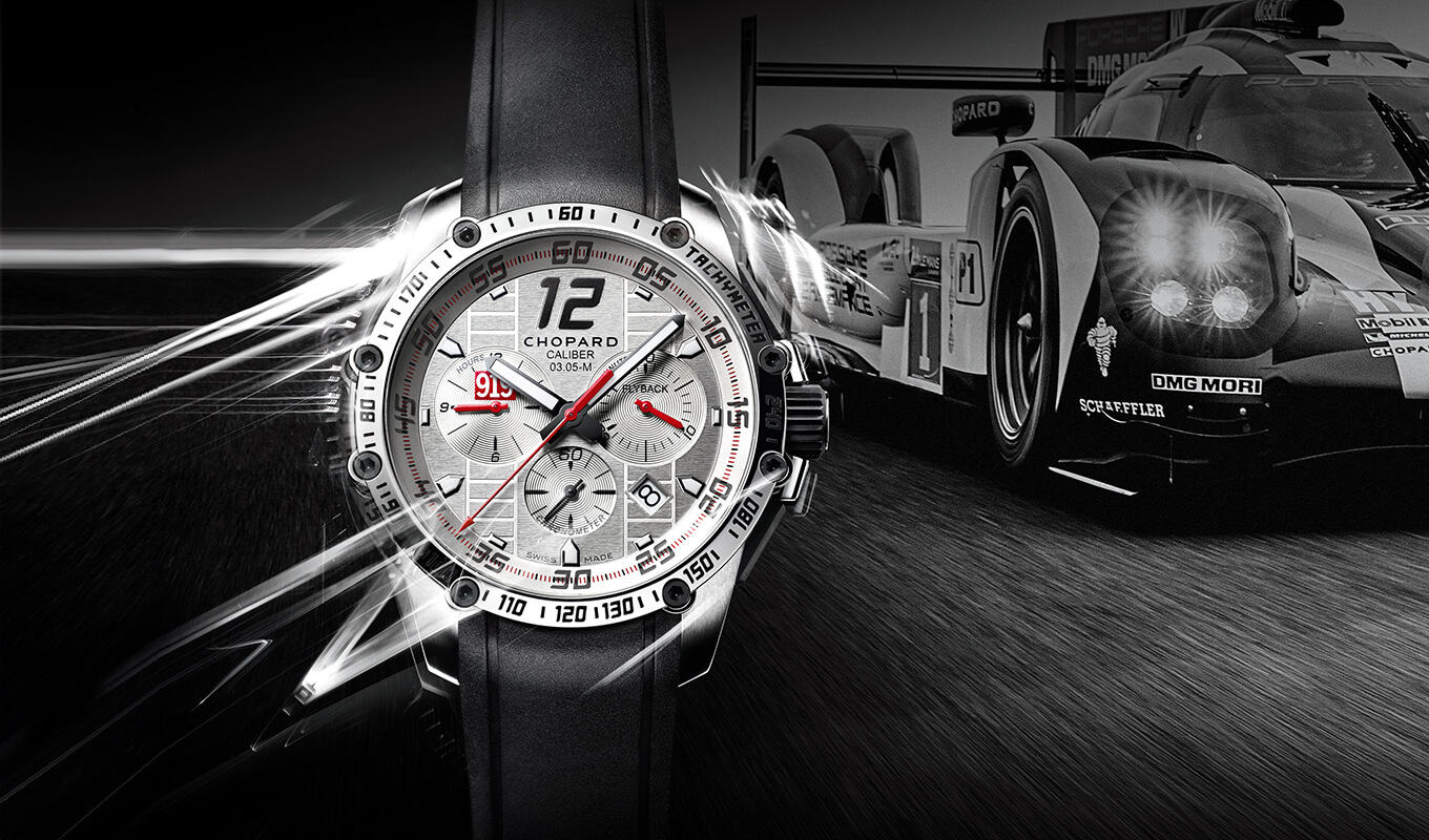 Часы Chopard Superfast Chrono Porsche 919 Edition из стали